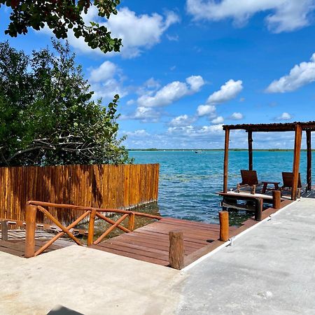 Casa Sol Y Luna -Beautiful Sunrises And Infinity Pool Bacalar Exterior foto